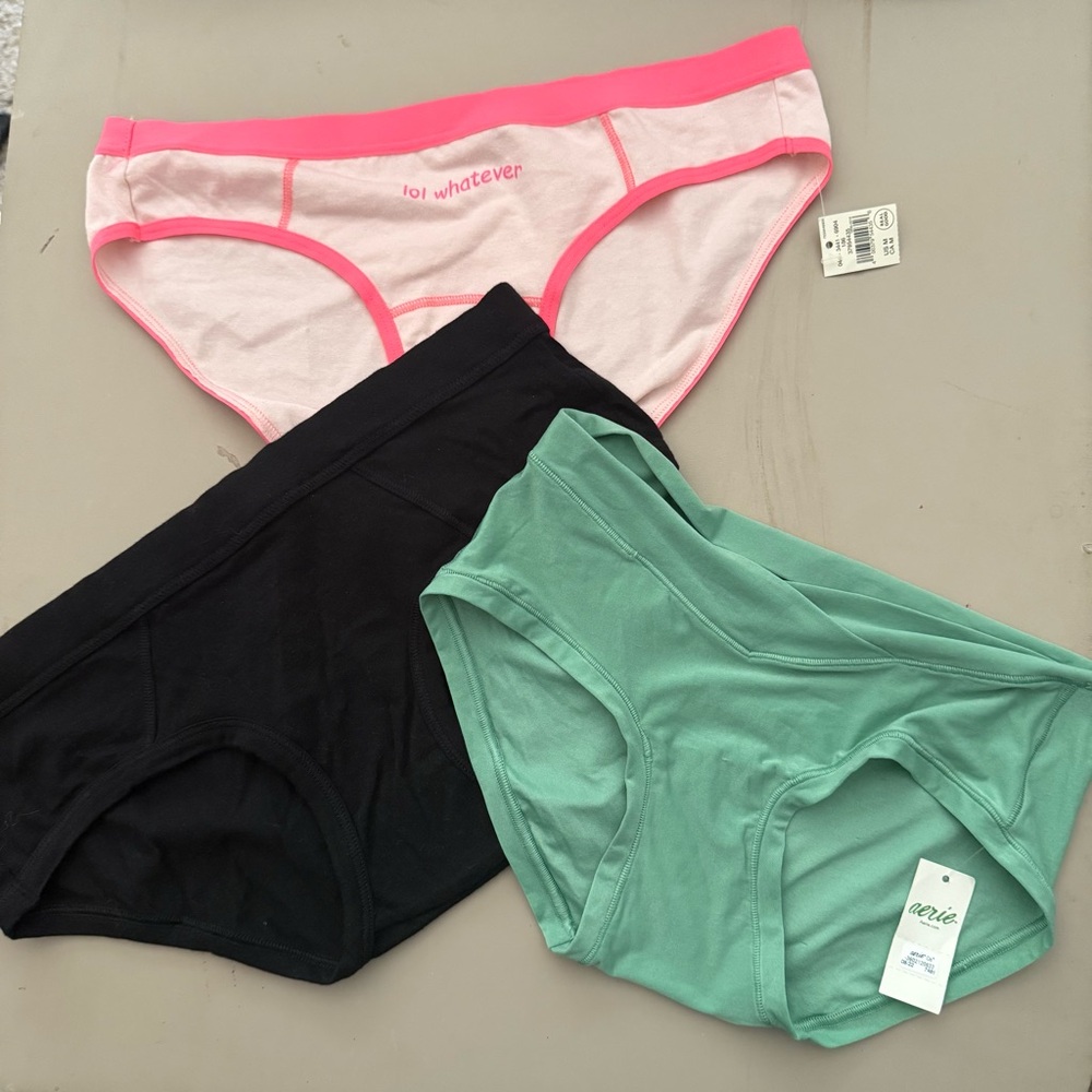 Aerie Intimates 3 Pack Boybrief Bundle